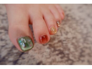アヤネイル(Aya nail)/秋色&ハート