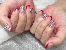 サロンドフェイス(Salon de Faith)/ツイードネイル