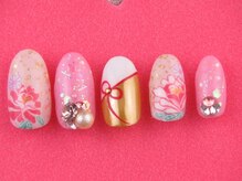 カラーズ 浜松店(colors)/成人式にピッタリ♪和柄ネイル♪