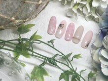 ネイルサロン&スクール ジーナ(GINA)/春ピンクネイル♪