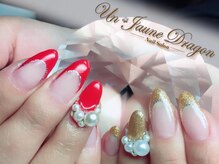 アン ジョーヌドラゴ/アシメカラー☆パールネイル