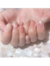 アティックネイルアトリエ(attic nail atelier)/押し花ネイル★