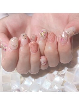 アティックネイルアトリエ(attic nail atelier)/押し花ネイル★