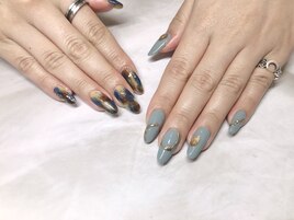 ちぐはぐネイル