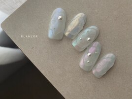 オーロラちゅるちゅるネイル