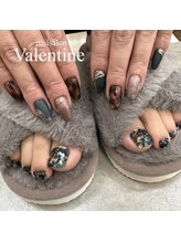 ネイルサロン ヴァレンタイン(nailsalon Valentine)/ニュアンス×オリジナルホロ