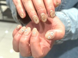 ちぐはぐホロフラワー花ぷっくり