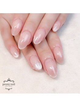 ピオニーネイル(peony nail)/マグネットグラデーション