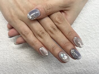 ジュエル(Jewel)の写真/ラメグラデーション¥4280！微妙な色合いもOK♪デザイン豊富＆丁寧な提案で大人気のサロン！浦和駅近★