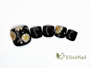 エリクサーネイル 長堀橋(Elixir Nail)/フットやり放題/クーポン使用