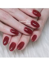 たゆ ネイル(たゆnail)/パラジェルボルドーネイル