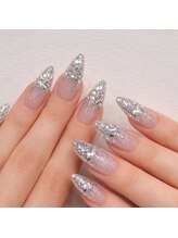 nail.S東花園店 ワンカラー/パラジェルネイル/マグネット/フィルイン/長さだし/フット/長さだしネイルデザイン