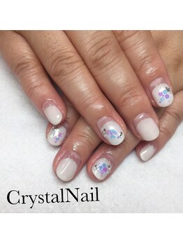クリスタルネイル ボンベルタ橘店(CRYSTAL NAIL)/フレンチネイル