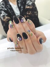 プライベート ネイルサロン マーマ(murmur)/ホイル&ビジューネイル