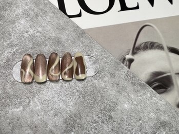 ザ フォーシックスフォー(THE 464)/ジェルネイル/うねうねアート