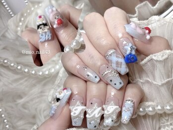 リンドネイル バイ モカ アンド ララ(Lind nail by moca and LaLa)/【mio】3Dネイル