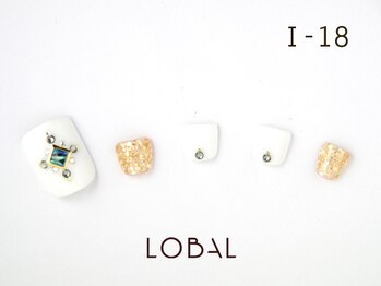 ロバル ネイルアンドまつげ(LOBAL)/フットネイルI‐18