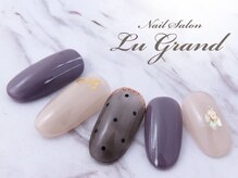 ルグラン(LU GRAND)/シースルードット柄ネイル 