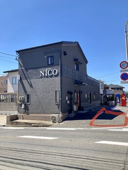 ニコ(nico)/店舗の外見と駐車場です！！