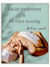 《Facial&Wax》小顔フェイシャル30分+全顔ワックス+幹細胞パック　¥22400→