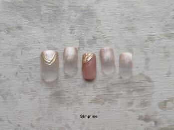 シンプリー ネイルアンドアイラッシュ 祖師谷大蔵店(Simpliee Nail&Eyelash)/【ハンド】ニュアンスネイル