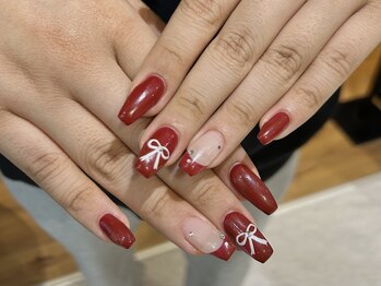 リンドネイル バイ モカ アンド ララ(Lind nail by moca and LaLa)/【mian】冬ネイル