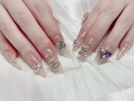 ロングプレミアムデザインネイル
