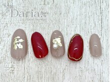 ダリア トータルビューティー(Daria. total beauty)/茅場町　金箔　ワンカラー　　