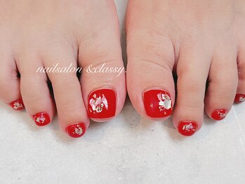 アンドクラッシィ(&classy.)/シェルフットネイル