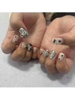 クリスタルネイル ゆめタウン夢彩都(CRYSTAL NAIL)/持ち込みデザイン