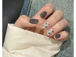 フラワーx白