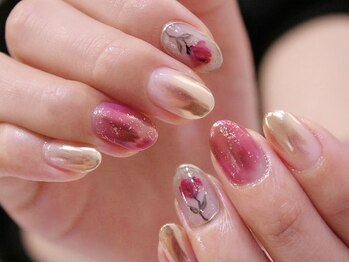 ラルネイル 大宮(Lull. nail)/*ヴィンテージ*ローズart*