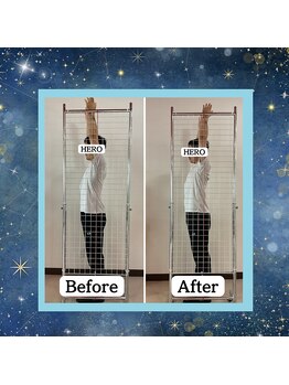 ストレッチヒーロー 加古川店/後ろで手組めますか?