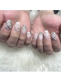 チェックネイル