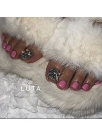 【Foot】2本アート