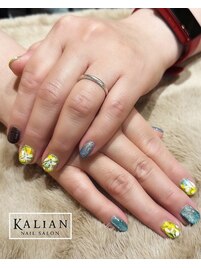【レディース】ボタニカルネイル