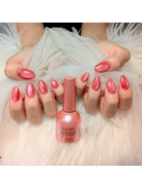 マグネットネイル/うる艶ピンク