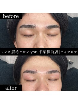 ユー 千葉駅前店(you)/メンズ眉毛/メンズ眉/千葉駅
