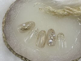 ラメグラ ミラーアート パール