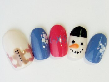 ネイルサロン ドレリッチ 大宮店(drerich)/【6990】ジンジャースノーマン