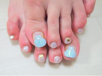 ネイルサロン ルート 二子玉川(nailsalon route)/フットジェル初回平日¥6500☆