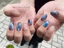 blue black nail