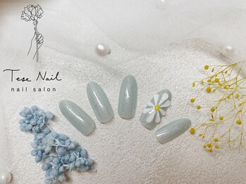 ぷっくりお花ネイル☆