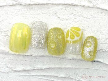 ネイルメゾン 池袋店(NAIL MAISON)/うるキラレモン¥10550