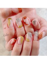 エールネイル(Ailes nail)/べっ甲ニュアンスネイル