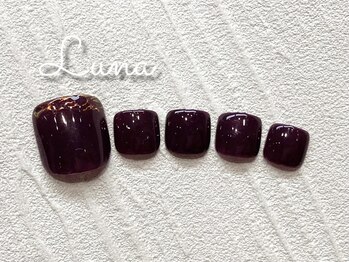 ネイルアンドまつ毛エクステ ルーナ イオンモール東久留米店/フット キャンペーンネイル