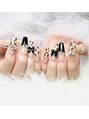 アンダンテ ネイル スタジオ トウキョウ(ANDANTE NAIL STUDIO TOKYO)&nbsp;長さだし、ゴテゴテネイル