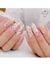 ピオニーネイル(peony nail)/ハイビスカス