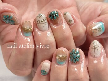 ヴィーヴル(vivre.)/ターコイズ/ジュエリー