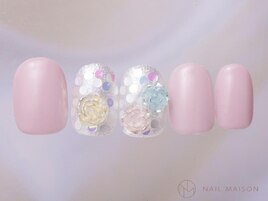 バラホロピンク春トレンド￥6500